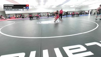 150 lbs 7th Place Match - Naun Mendez vs Luke Black, Temecula Valley High School Wrestling