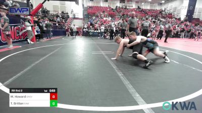 160 lbs Rr Rnd 2 - Matthew Howard, Grover Rains Wrestling Club vs Tyler Britton, Raw