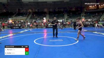 108 lbs Consolation - Logan Roman, Rhino vs Kolton Keller, Moen Wrestling Academy