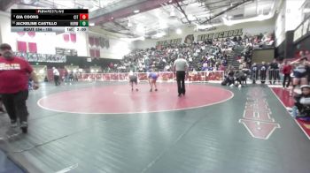 155 lbs Champ. Round 1 - Gia Coons, Citrus Valley vs Jackeline Castillo, Norwalk