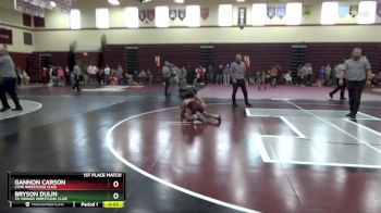 PW-11 lbs 1st Place Match - Gannon Carson, Lynx Wrestling Club vs Bryson Dulin, VS Vikings Wrestling Club