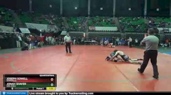 126 lbs Quarterfinal - JONAH SHAVER, Bob Jones vs Joseph Sowell, Huntsville