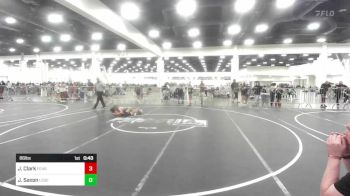 86 lbs 3rd Place - Jordin Clark, Fearless WC vs John Dennis Saxon, Legends Of Gold LV