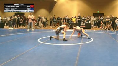 132 lbs Cons. Quarters - Eddie Figueroa, The Academy vs Sean Elliott, Shore Thing Wrestling Club