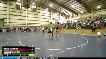 132 lbs Cons. Round 2 - Sirius Cummings, Mountain View vs Conner Thompson, Farmington