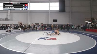 165 lbs Quarters - Sam Zanton, Askren Wrestling Academy vs Coehn Weber, Izzy Style Wrestling
