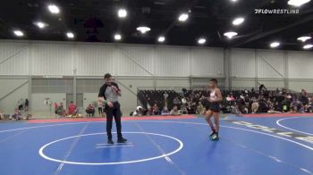 100 lbs Rr Rnd 2 - Zechariah Tecumseh, Mojo Grappling Academy 14U vs Eric Casula, Oklahoma Elite 14U