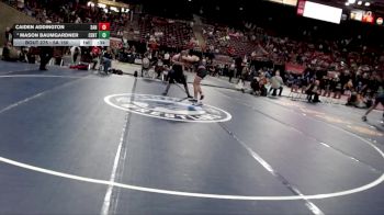 5A 150 lbs Cons. Round 2 - Caiden Addington, Sandpoint vs Mason Baumgardner, Century