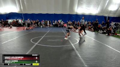 76 lbs Round 1 (6 Team) - Vance Holdenberg, Michigan Gold Pitbulls vs Grace Harris, Warrior RTC