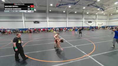 126 lbs Champ. Round 1 - Brayden Riffell, Unattached vs Bronson Shinkonis, Unattached