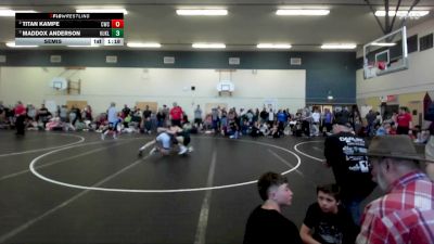 106-113 lbs Semis - Maddox Anderson, Kuna Klub vs Titan Kampe, Cougar Wrestling Club