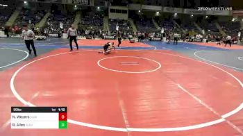 98 lbs Round Of 16 - Noah Weyers, Slvwc vs Brody Allen, Glenrock WC