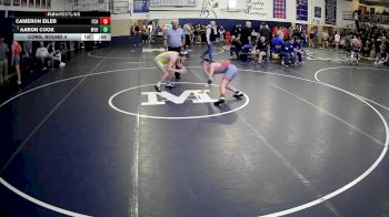 127 lbs Cons. Round 4 - Cameron Eiler, Fort Cherry Hs vs Aaron Cook, Moshannon Valley Hs