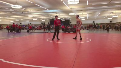 61 lbs Quarters - Brice Bearchum, Red Bluff High School Wrestling vs Paulo Valdez, High Desert Wrestling Club