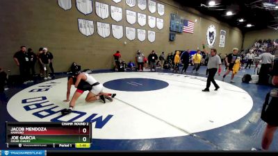 145 lbs Champ. Round 2 - Joe Garcia, Cesar Chavez vs Jacob Mendoza, Hanford