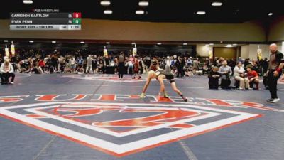 106 lbs Round Of 64 - Cameron Bartlow, CA vs Ryan Penn, PA