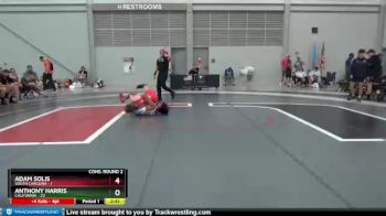 126 lbs 2nd Wrestleback (16 Team) - Adam Solis, South Carolina vs Anthony Harris, California