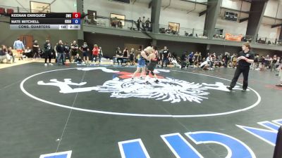 132 lbs Cons. Quarters - Keenan Enriquez, Silverback Wrestling Club vs Nate Mitchell, USA Gold