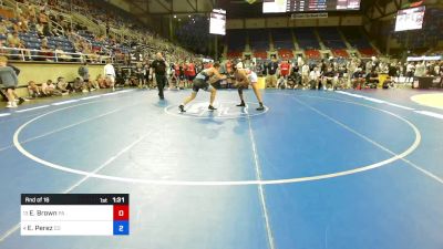 190 lbs Rnd Of 16 - Elijah Brown, PA vs Evan Perez, CO