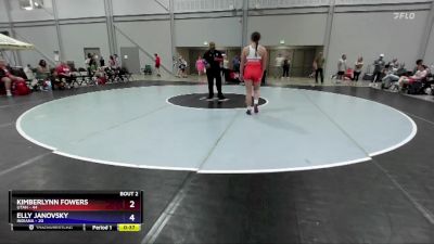 155 lbs Round 1 (6 Team) - Isabella Morgan, Utah vs Lina Lingo, Indiana