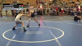 100 lbs Cons. Round 5 - Jacob Puma NE3, Donahue Wrestling Academy vs Jake Hatchel SE2, CP Wrestling Academy