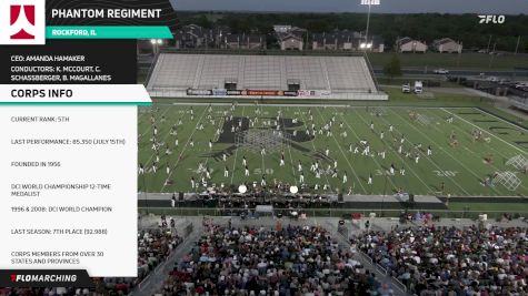 Phantom Regiment "MYND" HIGH CAM at 2024 DCI Broken Arrow pres. by OBU Athletic Bands (WITH SOUND)
