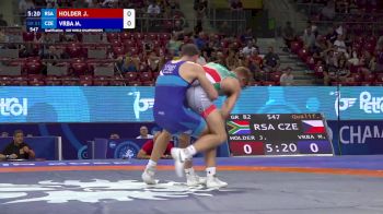 82 kg Qualif. - James Holder, South Africa vs Marek Vrba, Czechia