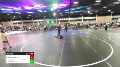 95 lbs Quarterfinal - Kalijah Gonzales, Kingdom WC vs Jake Scholl, 10th Planet