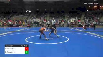 92 lbs Prelims - Logan Vannest, Brighton WC vs Dane Renick, Honey Badger WC