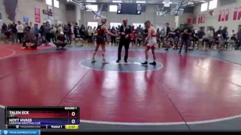 126 lbs Round 1 - Talen Eck, J.E.T vs Hoyt Hvass, Lewiston Wresting Club