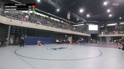 135 lbs Quarterfinal - Noah Kovacs, Jackson Township vs Chase Baker, Pennsville Township