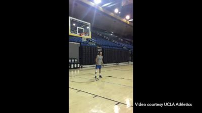UCLA's Micah Ma'a And Daenan Gymiah Team Up For Sick Trick Shot
