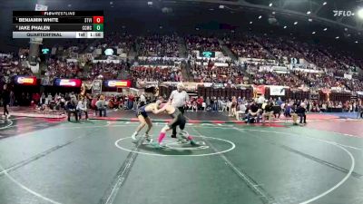 A - 138 lbs Quarterfinal - Benjamin White, Stevensville / Victor vs Jake Phalen, Custer Co. (Miles City)