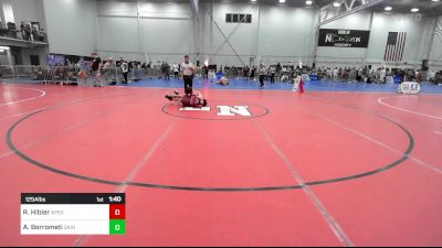 125A lbs Quarterfinal - River Hibler, Apex Wrestling vs Anthony Borrometi, Saint Peters Prep Hs