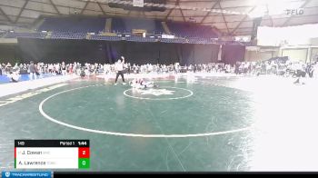 149 lbs Champ. Round 1 - James Cowan, Stevenson Mat Club vs Axden Lawrence, Twin City Wrestling Club