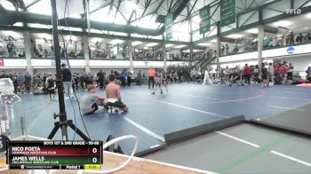 59-66 lbs Round 5 - James Wells, Collinsville Wrestling Club vs Nico Poeta, Champaign Wrestling Club