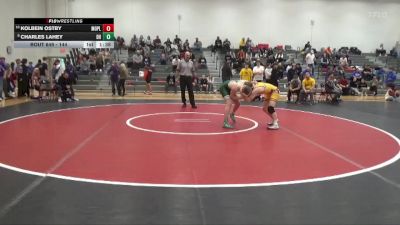 144 lbs Cons. Round 1 - Kolbein Ostby, Mount Pleasant vs Charles Lahey, Dubuque Hempstead