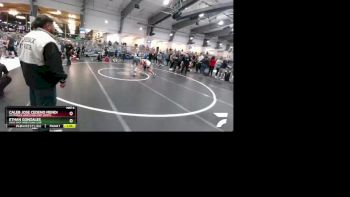 132 lbs 1st Place Match - Ethan Gonzales, Dead Shot Wrestling Club vs Caleb Jose Cedeno Mendoza, Silverback Wrestling Fort Worth