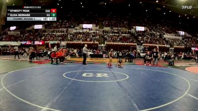 G - 145 lbs Champ. Round 1 - Elisa Bernabe, Flathead (Kalispell) Girls vs Dynesty Peak, Billings Senior High School Girls