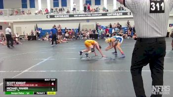 106 lbs Semifinal - Scott Knight, Crystal River Wrestling Club vs Michael Maher, Riverdale