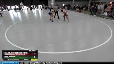 120 lbs Cons. Round 2 - Caleb Jose Cedeno Mendoza, Silverback Wrestling Fort Worth vs Max Mandac, Illinois