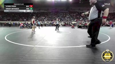 B3A-157 lbs Quarterfinal - Grady Mittasch, Pawnee vs Ayden Perez, Watonga