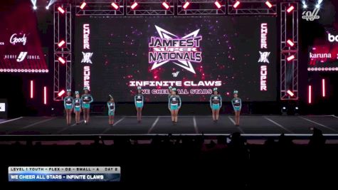 WE Cheer All Stars - Infinite Claws [2026 L1 Youth - Flex - D2 - Small - A DAY 2] 2026 JAMfest Cheer Super Nationals