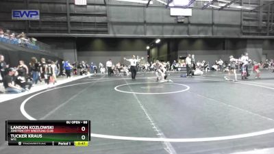 88 lbs Cons. Semi - Tucker Kraus, WTC vs Landon Kozlowski, Junction City Wrestling Club