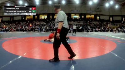 215-2A/1A Champ. Round 1 - Wyatt Walker, Fort Hill vs Olasubomi Atanlogun, New Town