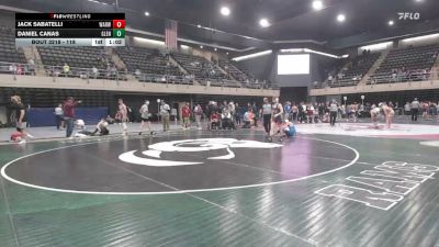 118 lbs Quarterfinal - Jack Sabatelli, Warwick vs Daniel Canas, Glen Burnie