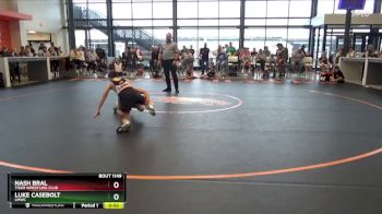 B-23 lbs Semifinal - Luke Casebolt, LMWC vs Nash Bral, Tiger Wrestling Club