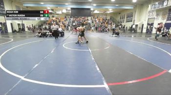 138 lbs Cons. Round 4 - Noah Kim, Canyon vs Victor Rueda, Peninsula