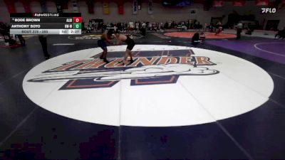 285 lbs Champ. Round 2 - Bode Brown, Albion vs Anthony Soto, Wisconsin-Whitewater