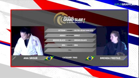 Ana Carolina Vieira vs Brenda Freitas 2017 Abu Dhabi Grand Slam